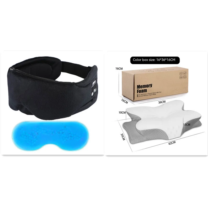 Washable Sleep Earphone Eye Mask Wireless Bluetooth - Image 6