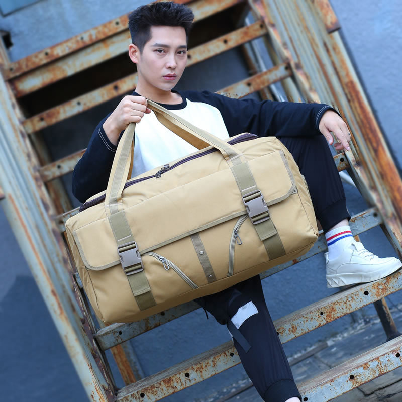 Male Student Duffel Bag Luggage Bag Checked Bag Moving - Image 4