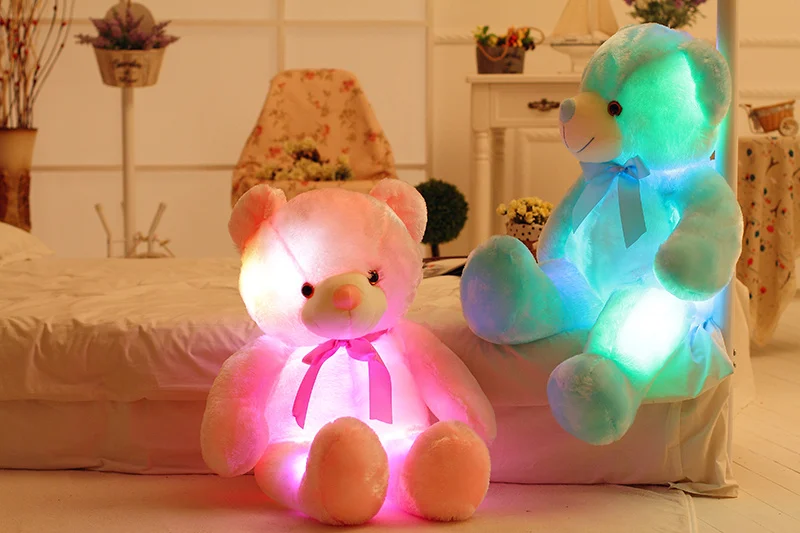 Creative Light Up LED Teddy Bear Stuffed Animals Plush - Image 2