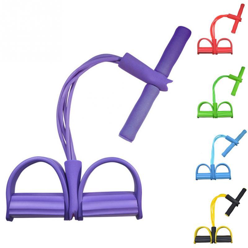 Natural Latex Foot Pedal Elastic Pull Rope with Handle - Image 2
