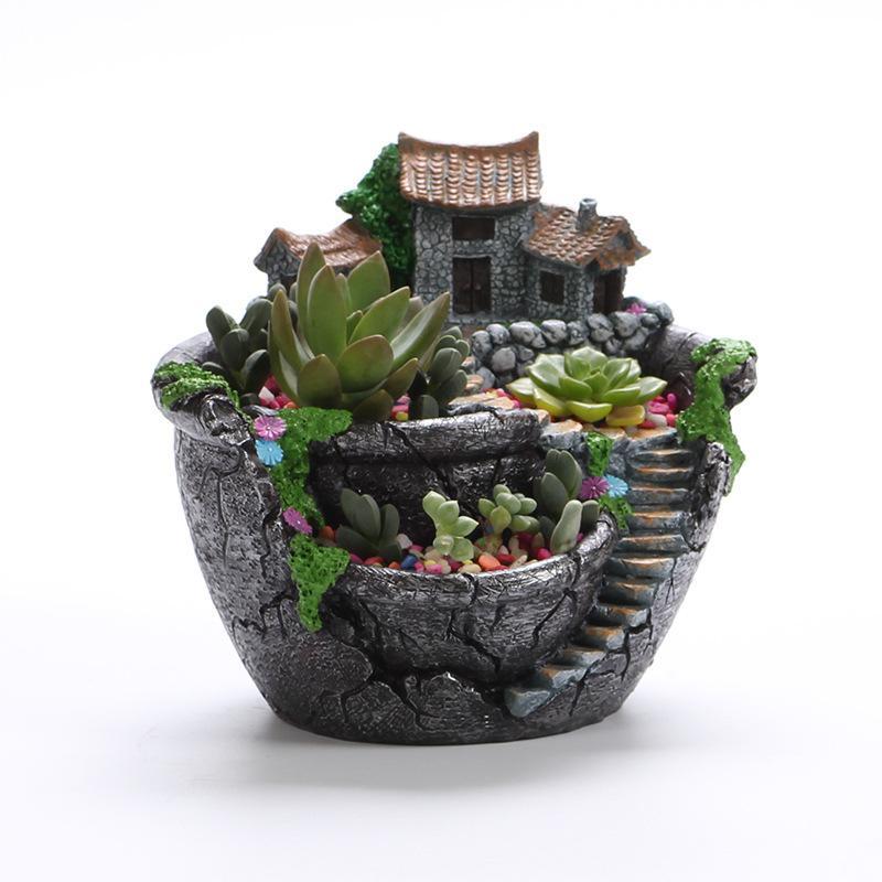 Planter Flower Plant Pots Fairy Garden Pot with Sweet