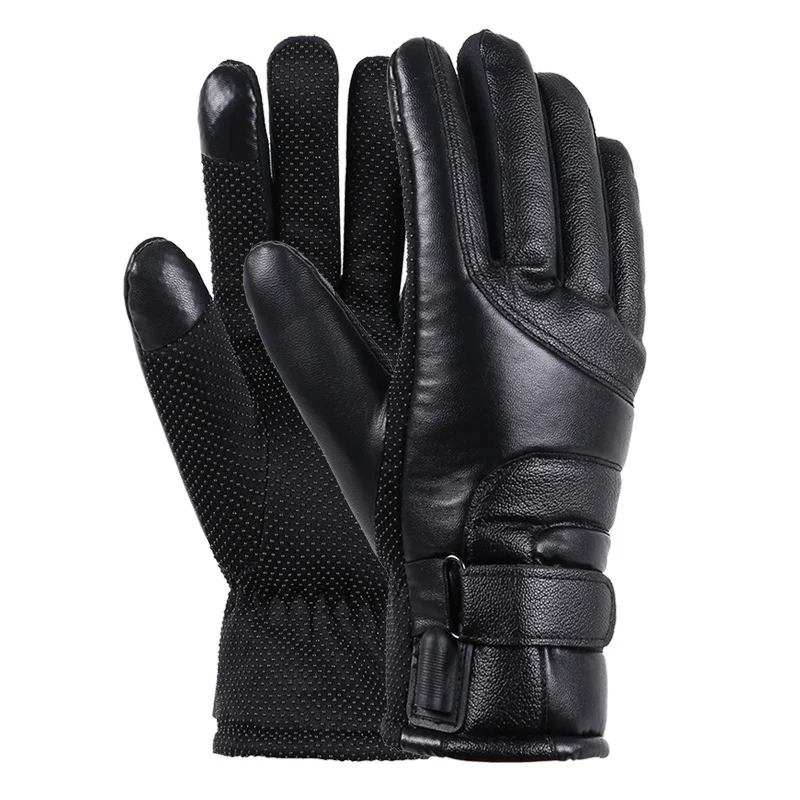 Winter Electric Heated Gloves Windproof Cycling Warm - Image 3