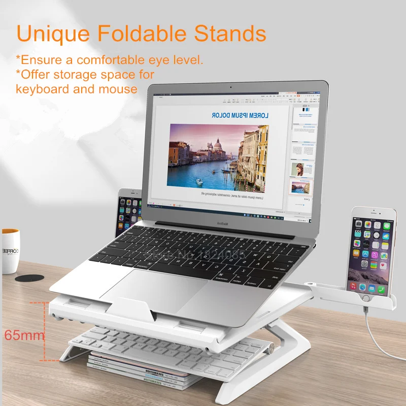 Notebook Stand Multifunctional Folding Lifting Computer - Image 3