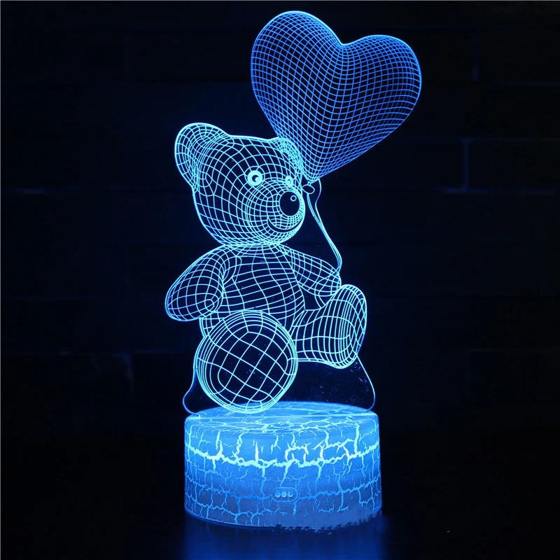 3D Lamp Acrylic USB LED Night Lights Neon Sign Lamp - Image 8