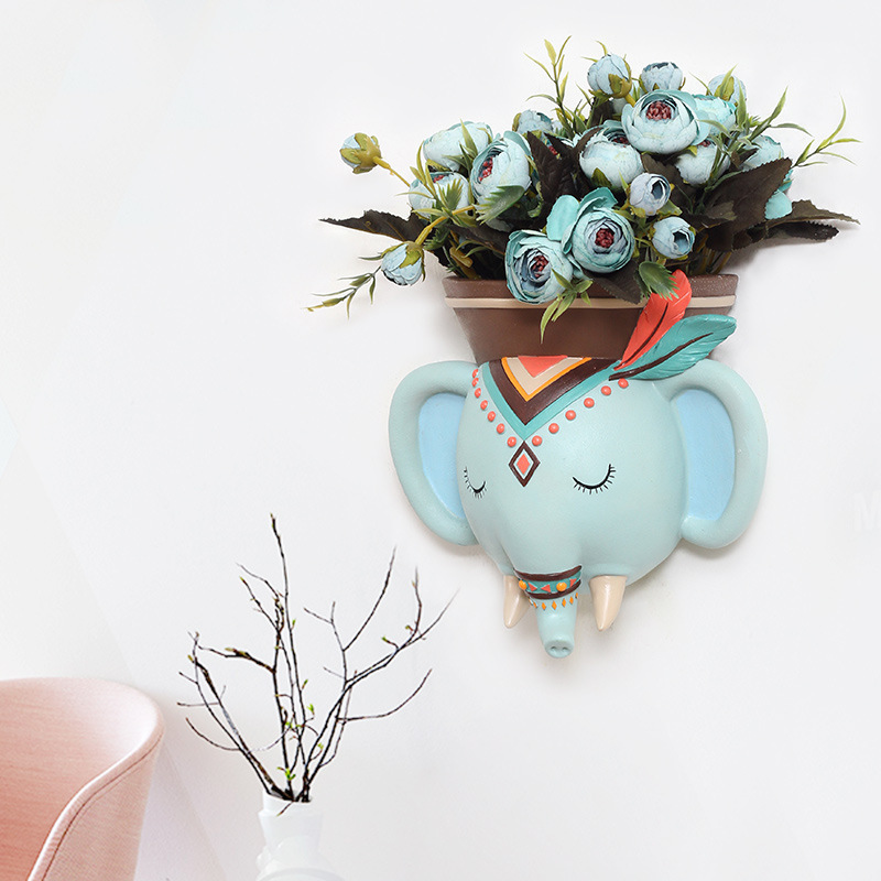 Indian Style Wall Mounted Plant Pot Wall Hanging - Image 3