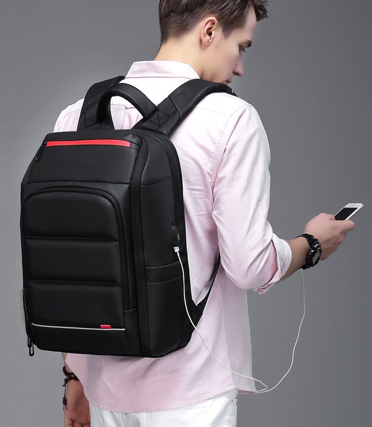 Waterproof Backpack with Multifunctional External USB - Image 4