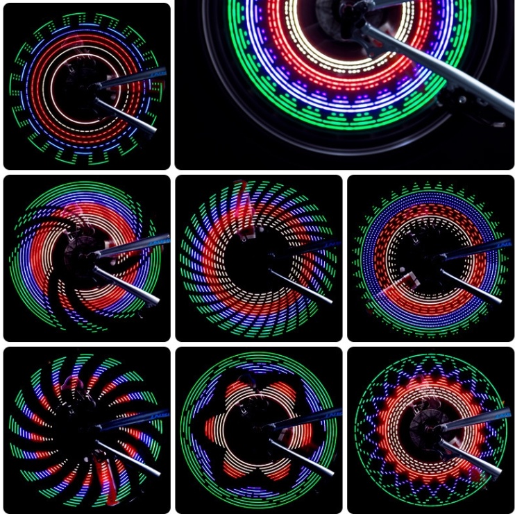Waterproof LED Bicycle Lights Wheel Lamp Strip 32 - Image 4