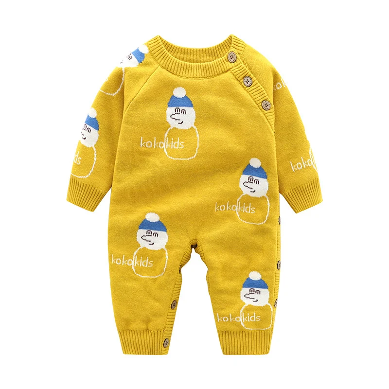 Newborn Baby Clothes Baby Crawling Clothes Thickening - Image 9