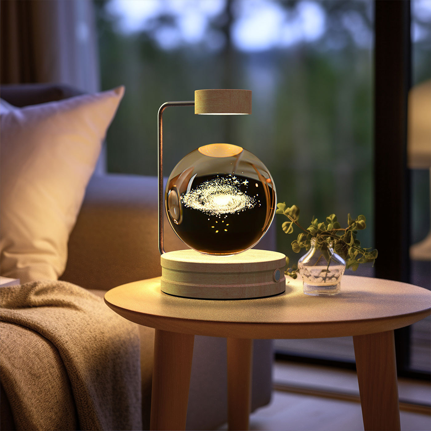 Crystal Ball Cosmic Dinosaur Indoor Night Light USB - Image 10