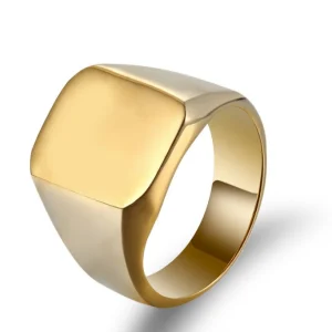 Stainless Steel Fashion Burn Ring for Men Accessories