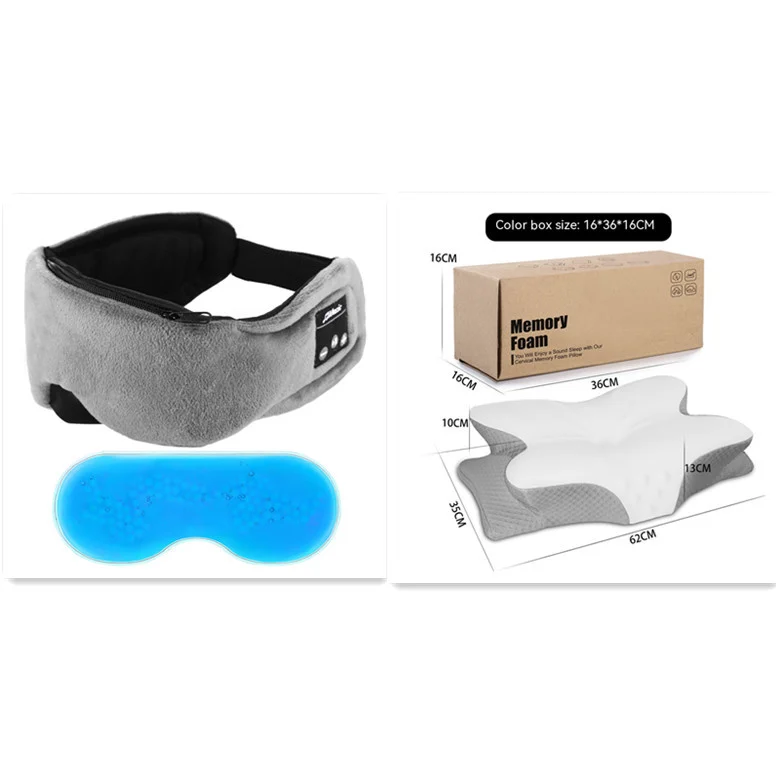 Washable Sleep Earphone Eye Mask Wireless Bluetooth - Image 7