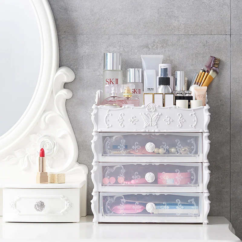Transparent Makeup Organizer Cosmetic Storage Box - Image 3