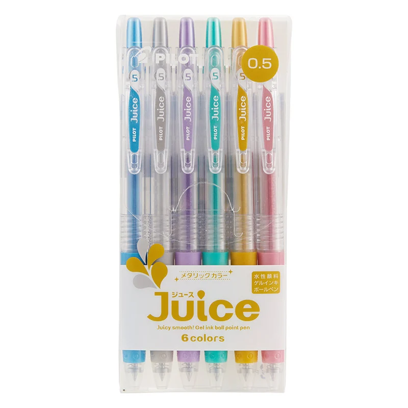 Official Direct Juice Baiguole Gel Pen 0.5 6 Colors - Image 6
