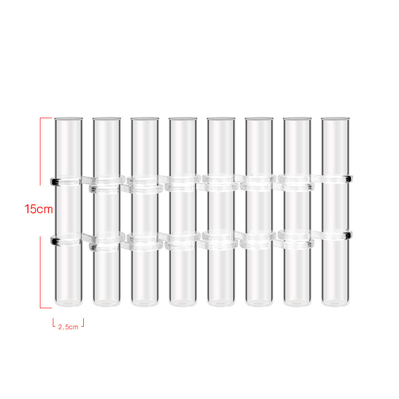 Test Tube Clear Glass Vase for Plant Bottle Flower Pot - Image 6