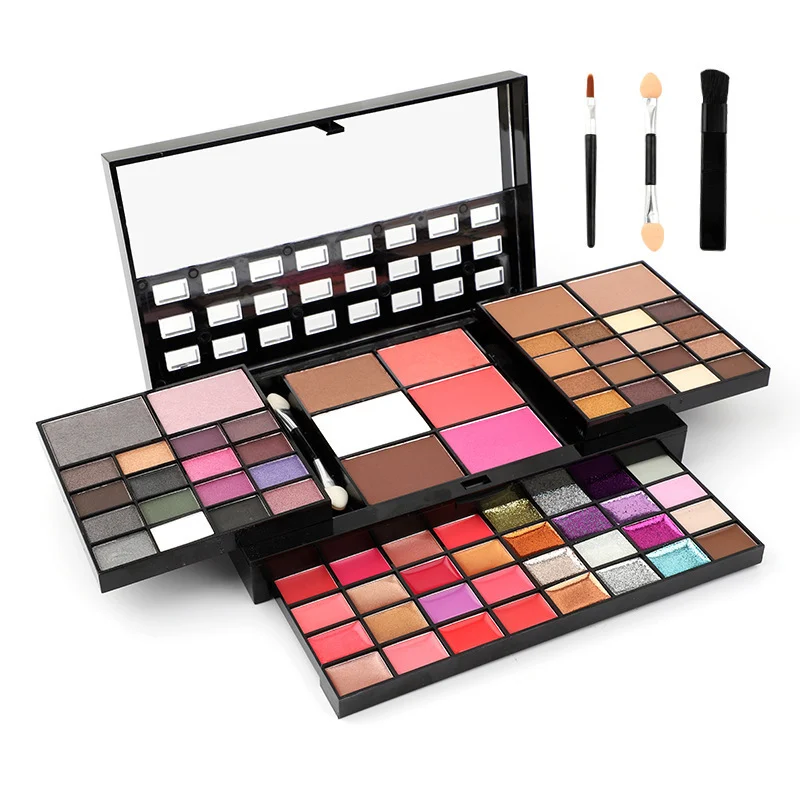 74 Colors Makeup Set Lip Gloss Blush Eyeshadow - Image 5