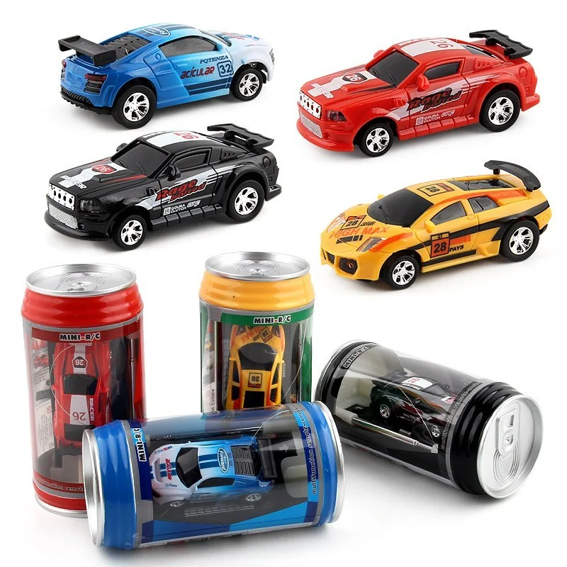 Coke Can Mini RC Car Radio Remote Control Micro Racing - Image 2