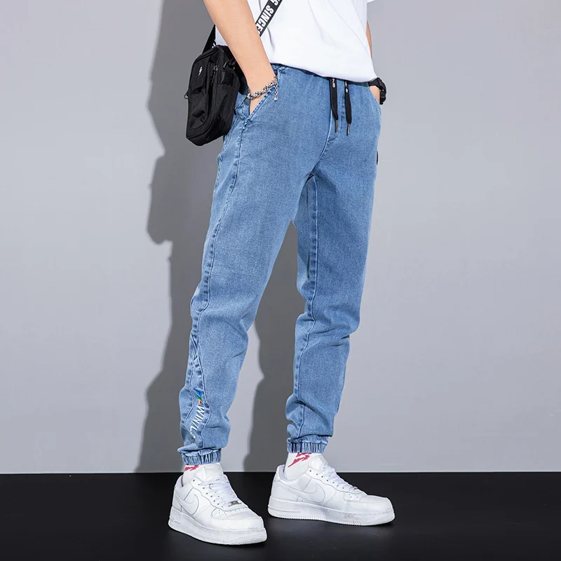 Fashion Jeans For Men Loose Harlan Bunches - Image 5