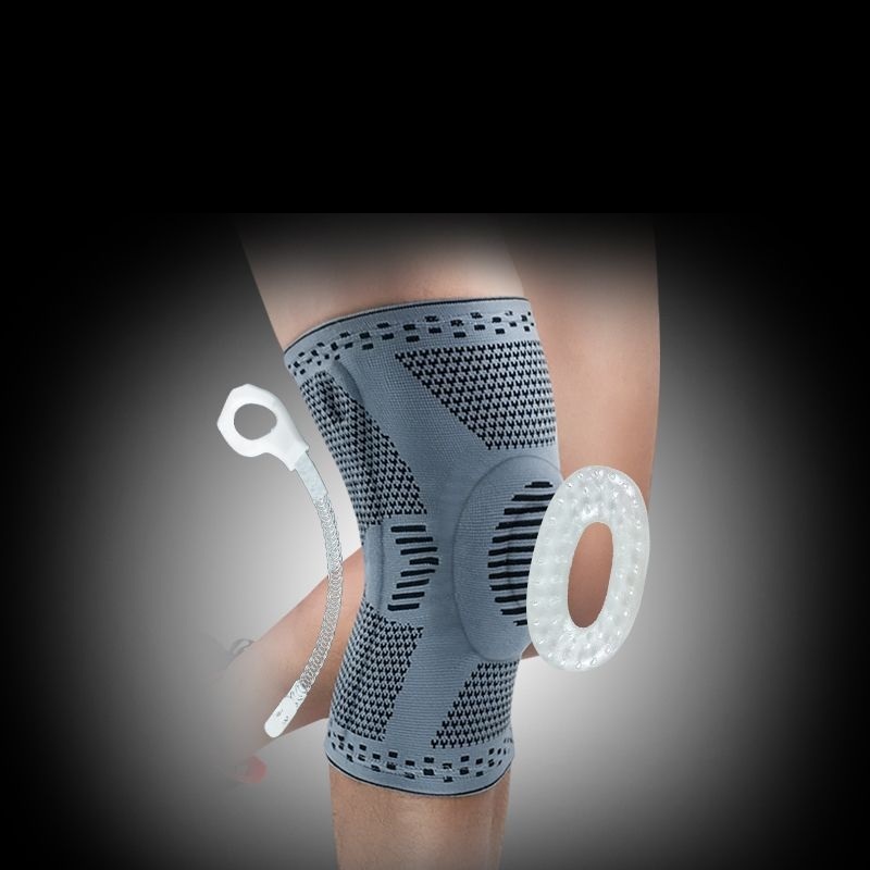 Knee Patella Protector Brace Silicone Spring Knee Pad - Image 5