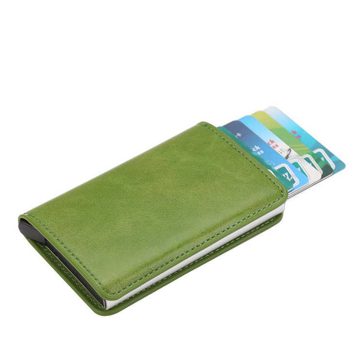 PU Automatic Card Card Holder RFID Multi-function Card - Image 10