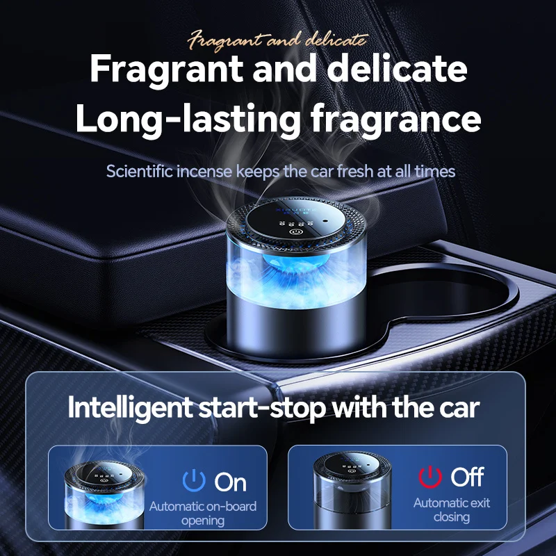 Car Aromatherapy Diffuser Cloud Mist Air Freshener Auto - Image 3