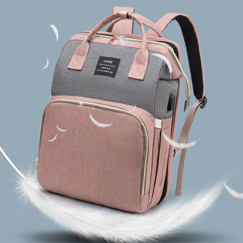 Mummy Baby Crib Backpack Large Capacity Out Milk - Image 5