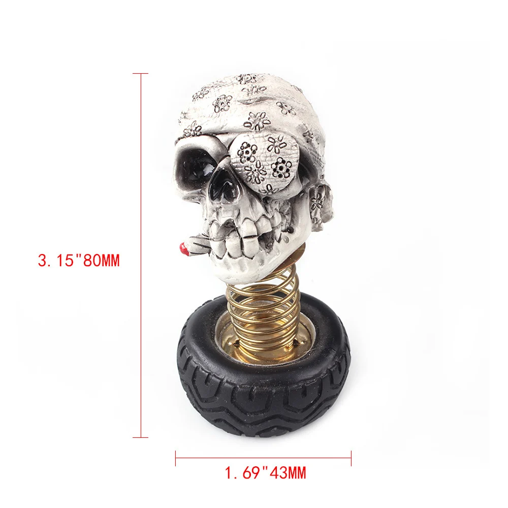 Car Skull Personality Interior Decoration Halloween Day - Image 6