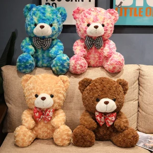 Valentines Day Cute Rose Little Bear Doll Small Size