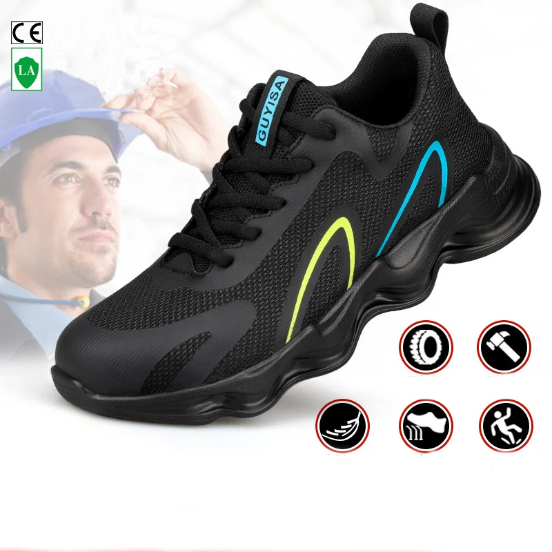 Steel Toe Shoes for Men Work Safety Shoes Nonslip - Image 9