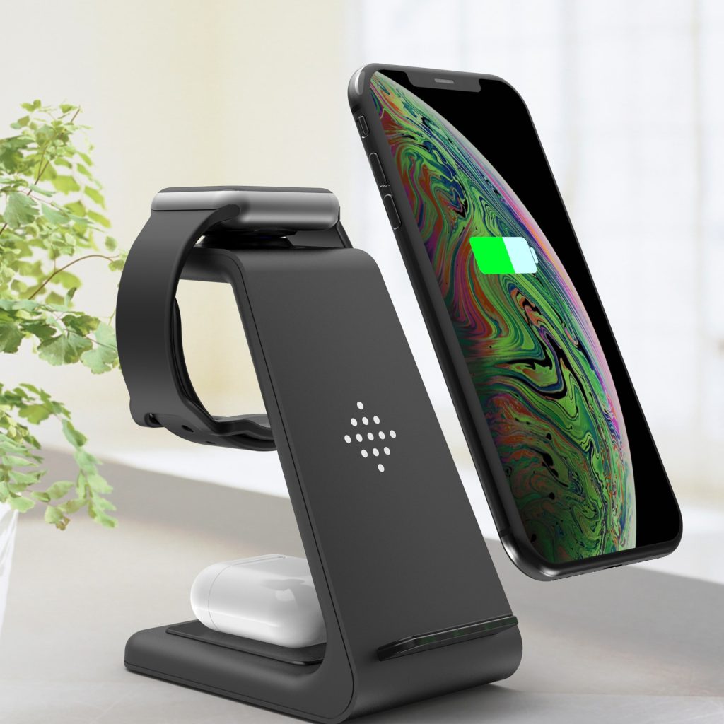 3 in 1 Fast Charging Station Wireless Charger Stand