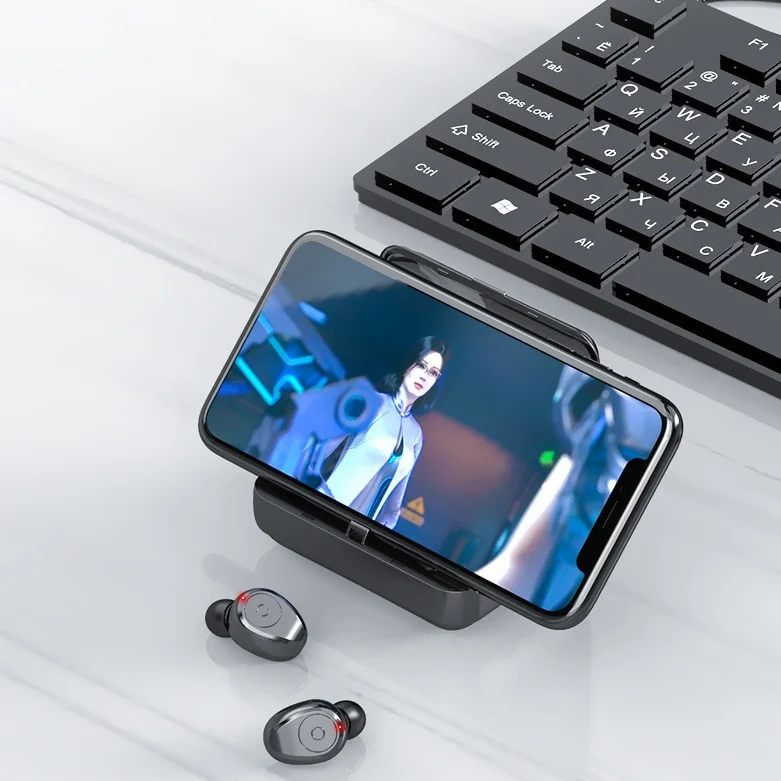 Multifunction Bluetooth Headset Binaural Movement Power - Image 5