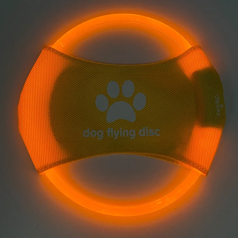 Dog Flying Discs Light Glowing LED LuminousTrainning - Image 8
