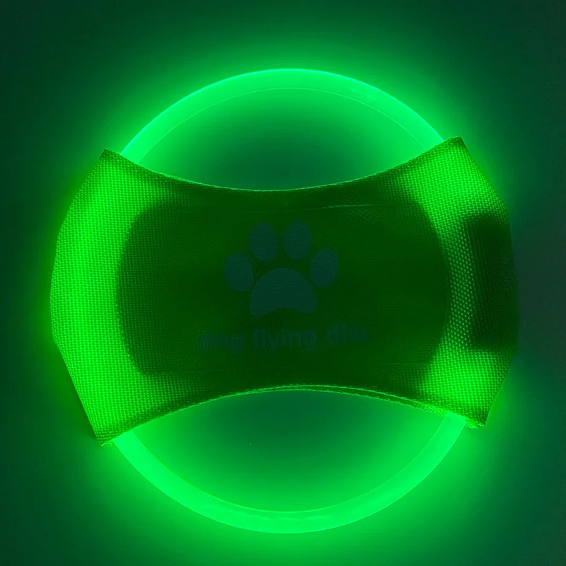 Dog Flying Discs Light Glowing LED LuminousTrainning - Image 7