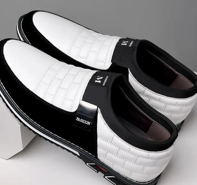 Large Size Leather Shoes Men Casual Leather Shoes Men - Image 7