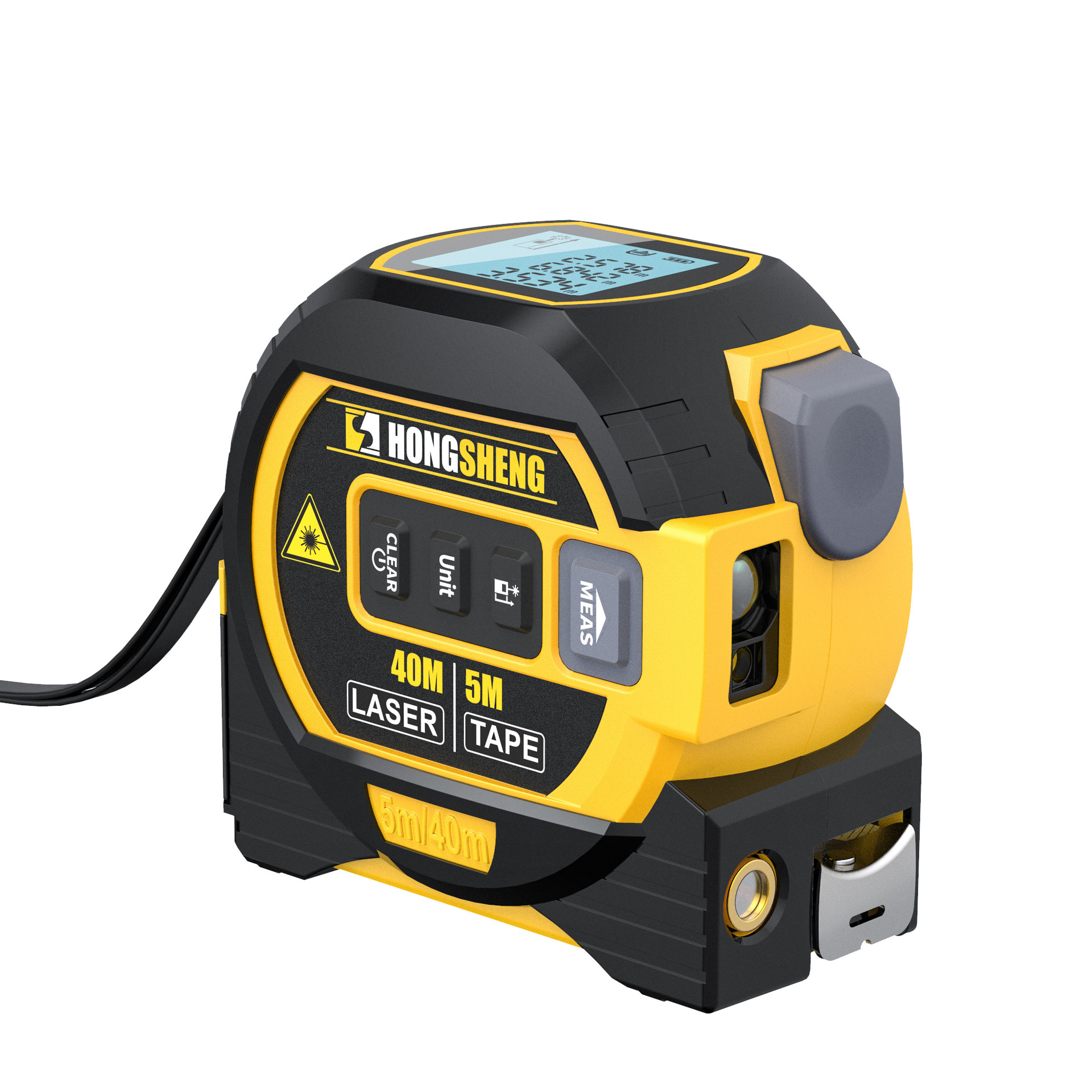 Steel Tape Rangefinder Indoor Laser Measuring - Image 5