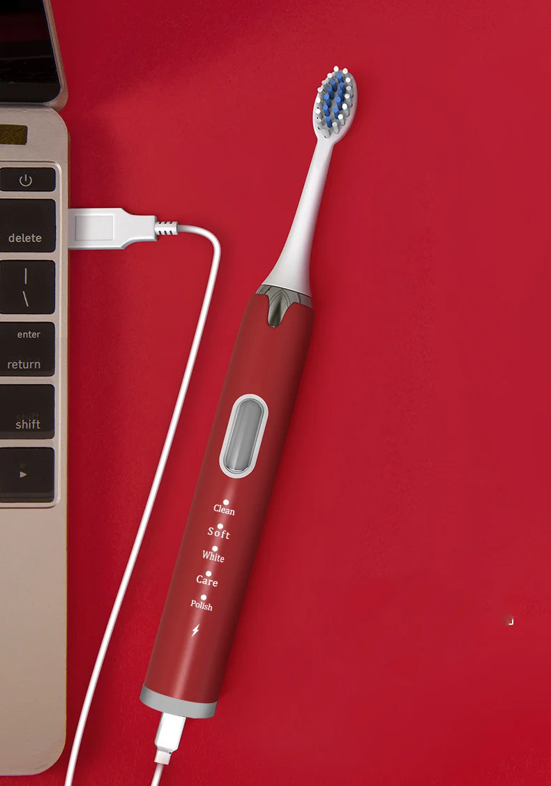 Ultrasonic Sonic Electric Toothbrush USB Rechargeable - Image 4