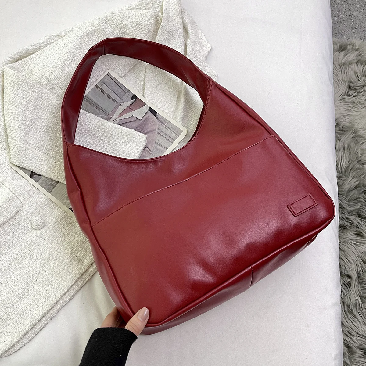 Fashion Tote Bag Large Capacity Casual Shoulder Bag - Image 8