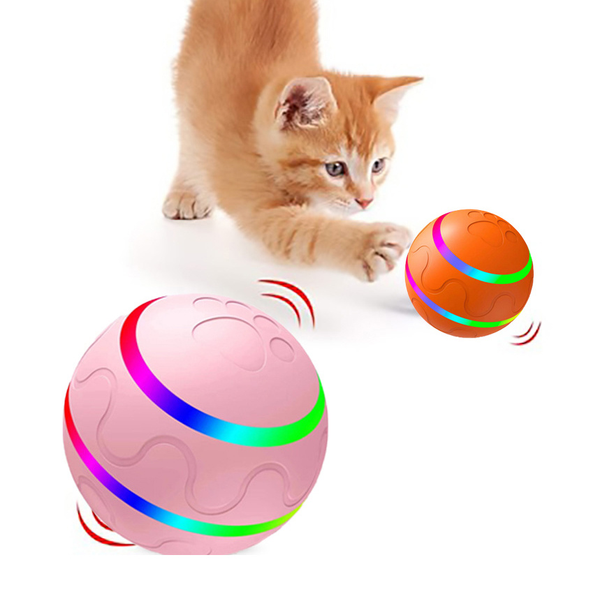 Pet Cat Wicked Ball Toy Intelligent Ball USB Cat Toys - Image 2
