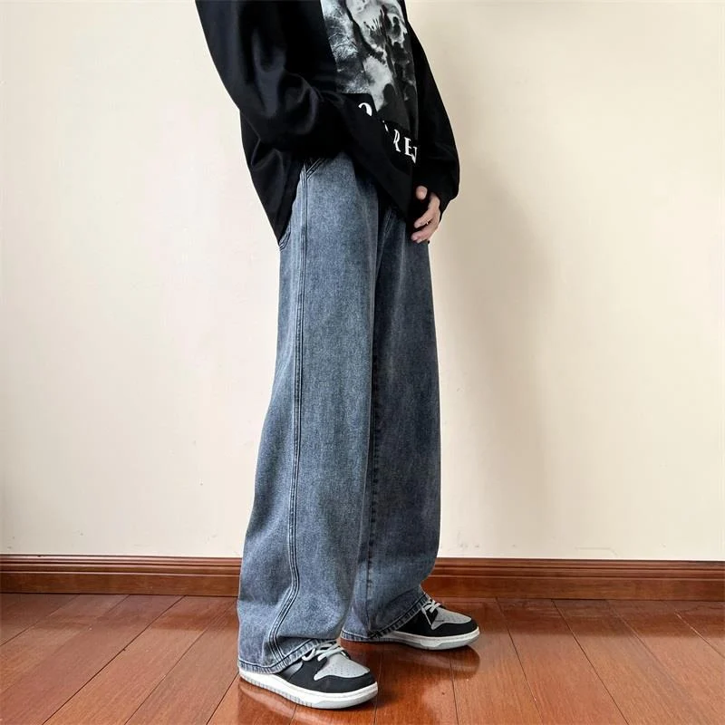Distressed Straight Jeans For Men - Image 10