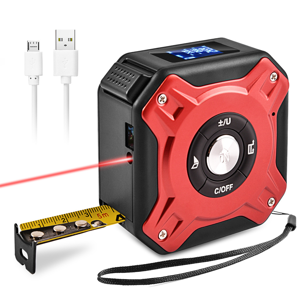 Laser Rangefinder Tape Measure 40 Meters Infrared