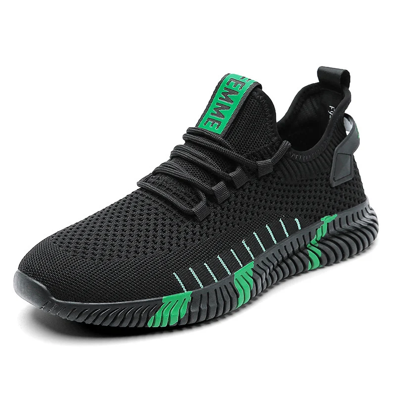 Mesh Sneakers Men Breathable Lightweight Running Shoes - Image 8