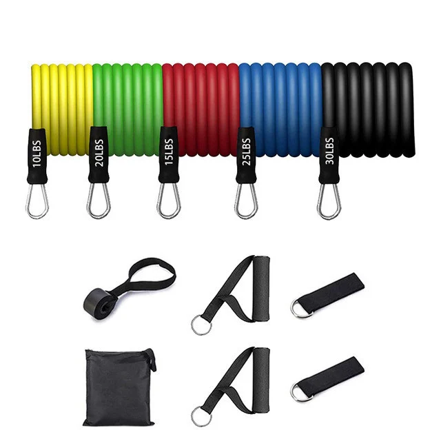 Resistance Bands Set 7 Piece Exercise Band Portable - Image 5
