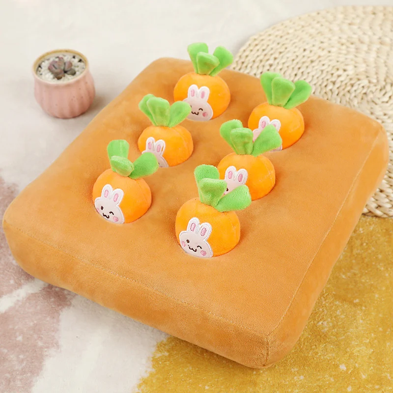 Carrot Pulling Doll Simulation Vegetable Field Plush - Image 7