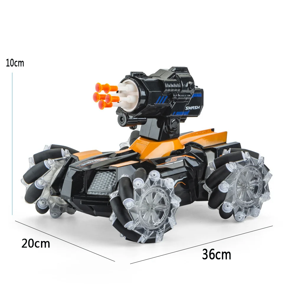 Remote Control Tank Soft Bomb Armored Rc Toy Car - Image 6