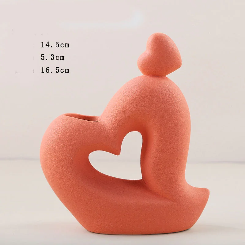 Ceramic Vase Home Decor Room Decoration Sculpture Matte - Image 4