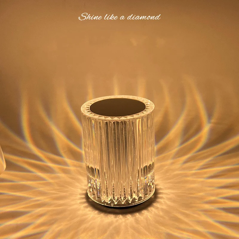 Crystal Lamp Table Lamp Atmosphere Creative Line Small - Image 9