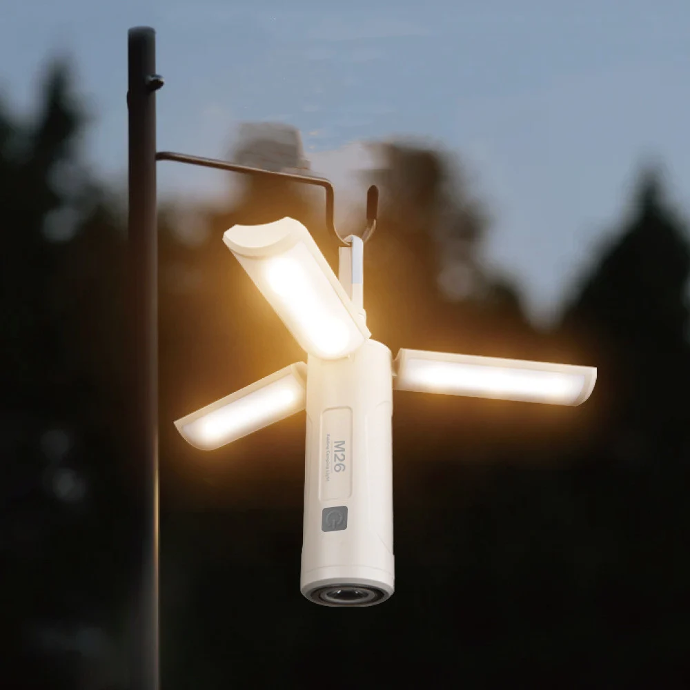 Outdoor LED Camping Lamp Folding Light Type-C USB - Image 2