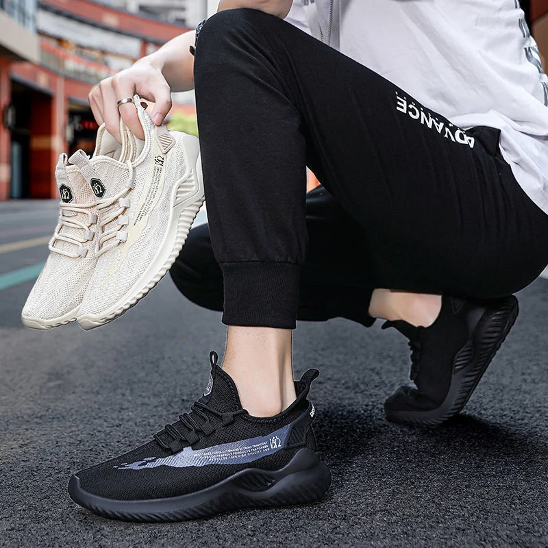 Men Sneakers Lightweight Breathable Walking Shoes Men - Image 2