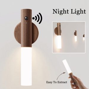 Auto LED USB Magnetic Wireless Night Light Corridors