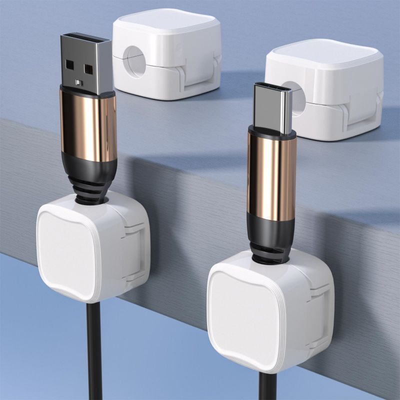 Magnetic Under-Desk Cable Clips - Image 7