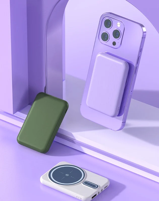 Magnetic Suction Charging Bank Wireless Charging Bank - Image 2
